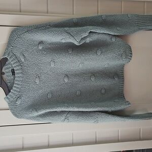 Moon & Maddison Women's Bump Textured Green Sweater Sz Medium